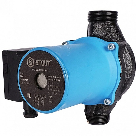 Насос циркуляционный STOUT 25/80-180 SPC-0010-2580180