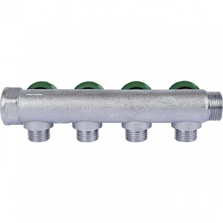 Коллектор регулирующий STOUT 3/4, 4 отвода 1/2 плоское уплотнение SMB-6849-341204