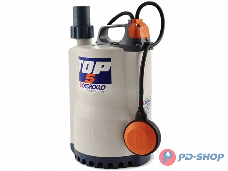 Насос дренажный Pedrollo TOP 5 NEW кабель 10м 48TOP152A1U