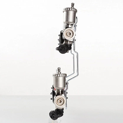 Коллекторная группа латунь с расходомерами Valtec, 1" х евроконус 3/4"