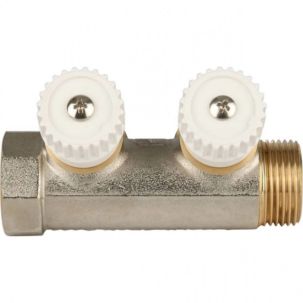 Коллектор распределительный STOUT 3/4 , 2 отвода 3/4 ЕК SMB 6851 343402