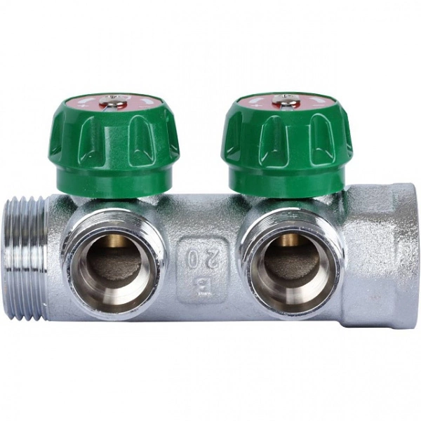 Коллектор регулирующий STOUT 1, 2 отвода 3/4 ЕК SMB-6850-013402