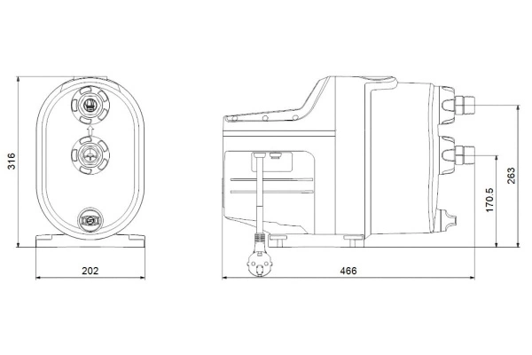 Насос Grundfos SCALA1 5-55 99530407 Насос Grundfos SCALA1 5-55 99530407