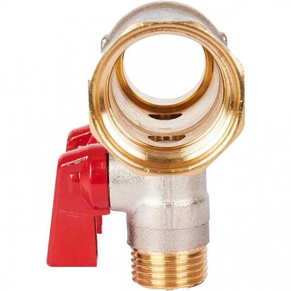 Коллектор с шаровыми кранами STOUT 1, 2 отвода 1/2 (красные ручки) SMB 6210 011202