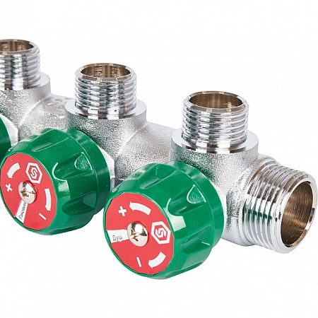 Коллектор регулирующий STOUT 3/4 , 3 отвода 1/2 SMB-6850-341203