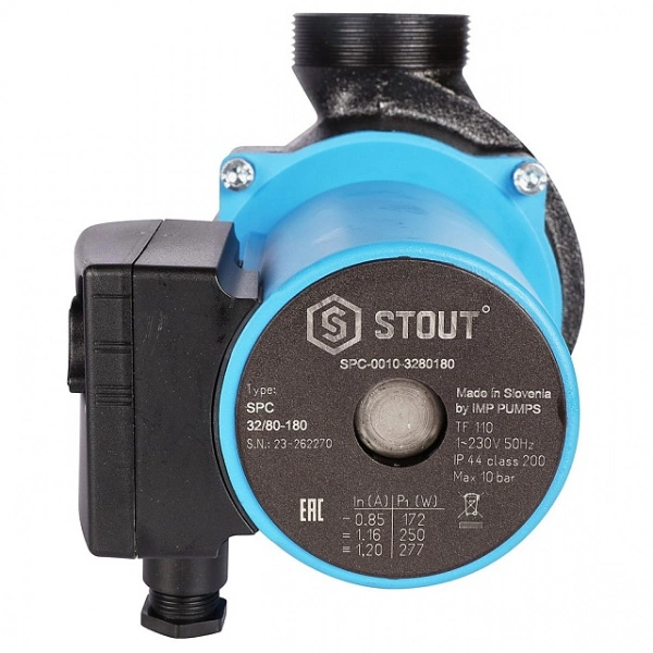 Насос циркуляционный STOUT 32/80-180 SPC-0010-3280180 Насос циркуляционный STOUT 32/80-180 SPC-0010-3280180