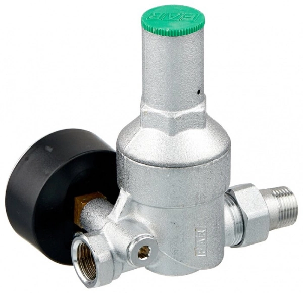 Редуктор давления с манометром FAR FA2835 12 муфтовый 1/2" ВР/НР